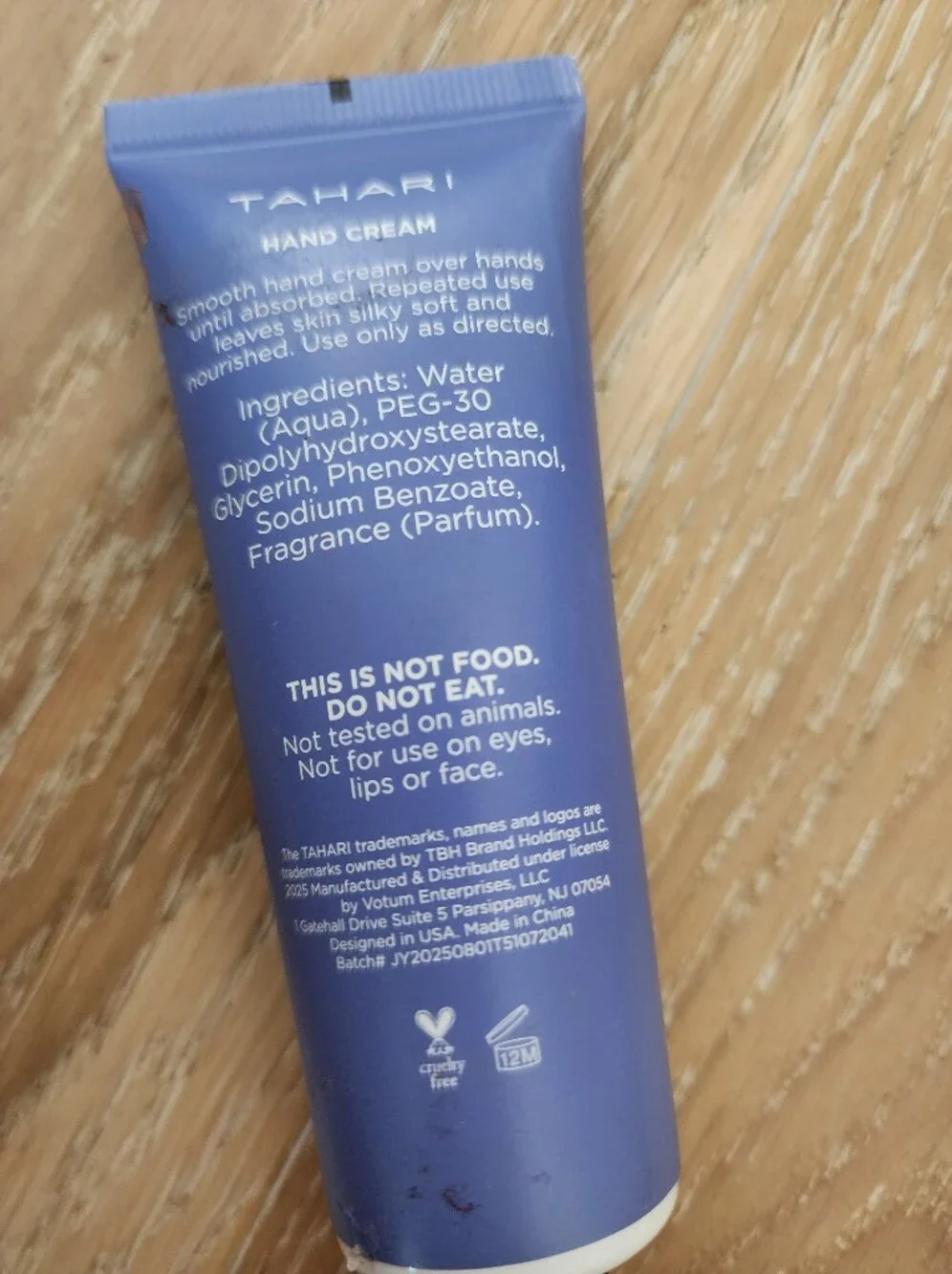 Tahari Vanilla Jasmine Scented Hand Cream